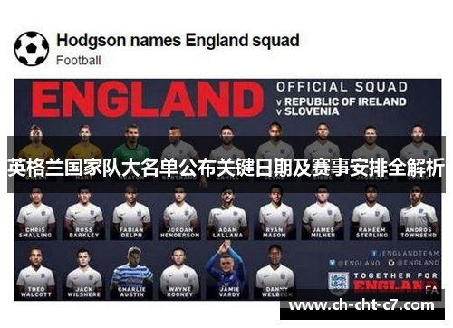 英格兰国家队大名单公布关键日期及赛事安排全解析
